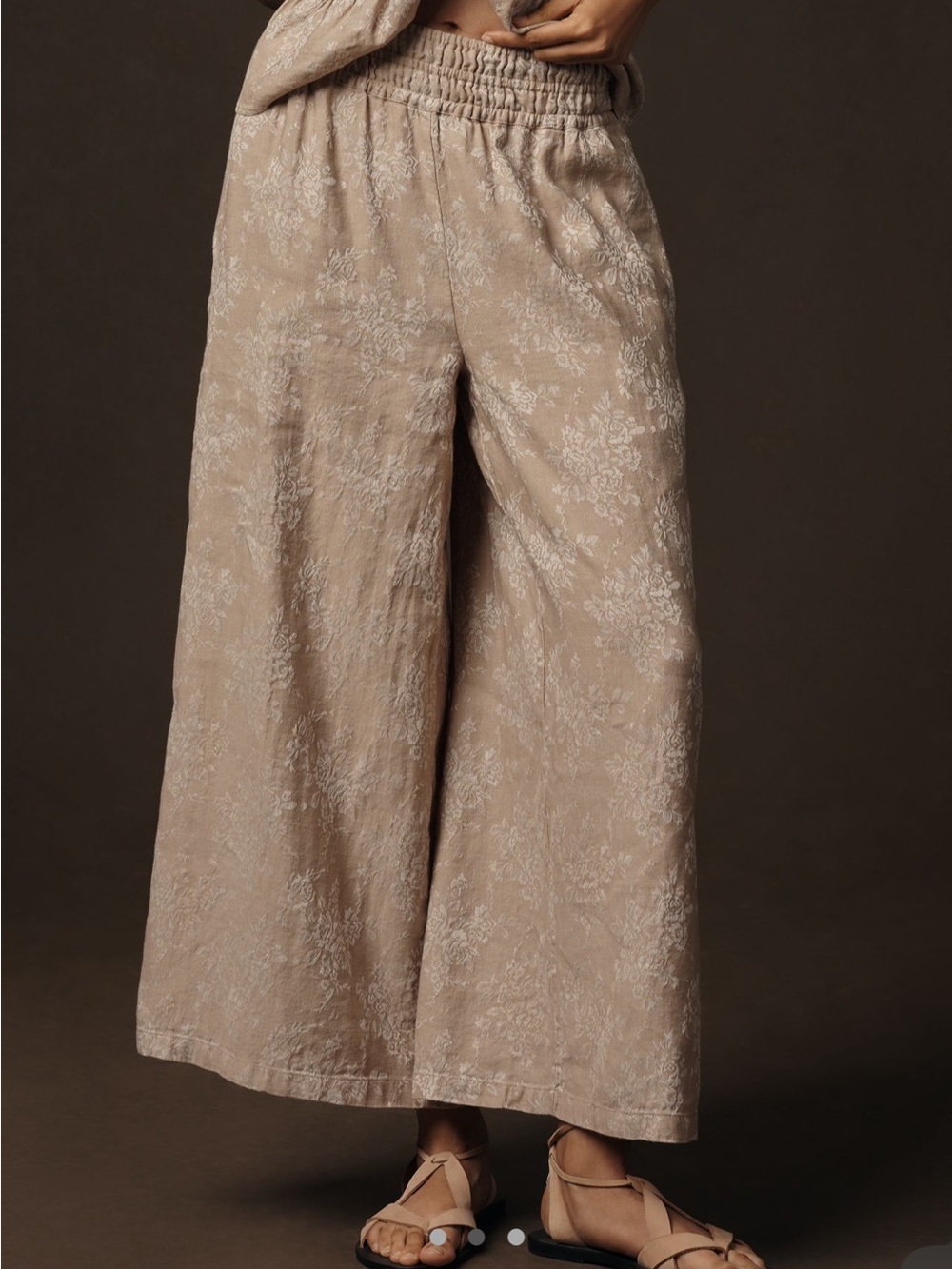Anthropologie Somerset Jacquard Pull-On Pants